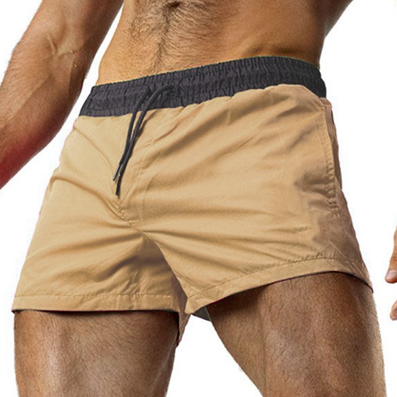 Homens Bermuda de Surf Shorts de Natação Calção Justo de Natação Shorts de verão Com Cordão Cintura elástica Imprimir Cor Sólida Conforto Respirável Curto Casual Diário Praia Moda Roupa de rua Rosa de 2025 por $6.39 –P7