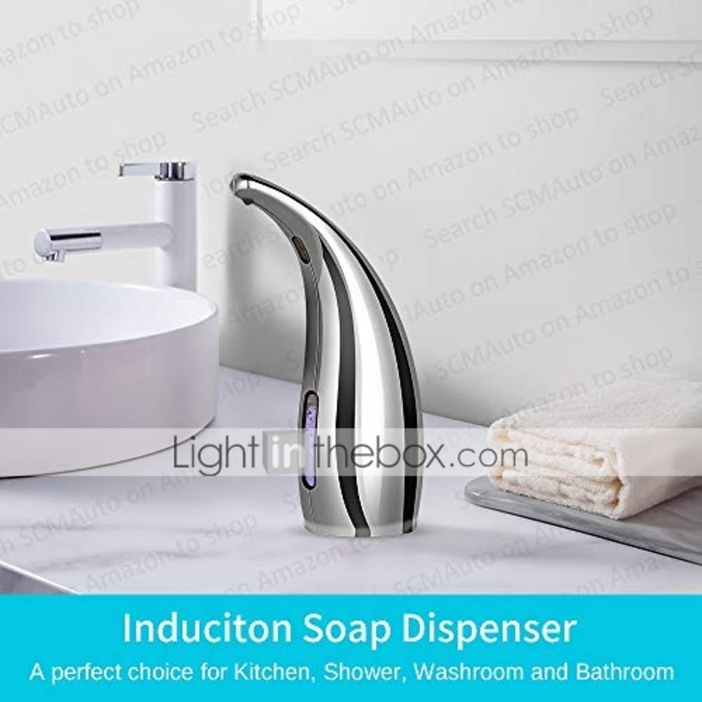 Soap Dispenser Touchless, No Touch Automatic Soap Dispenser for Kitchen, Bathroom, Shower (300ml, Silver) 2025 - $52.99 –P5