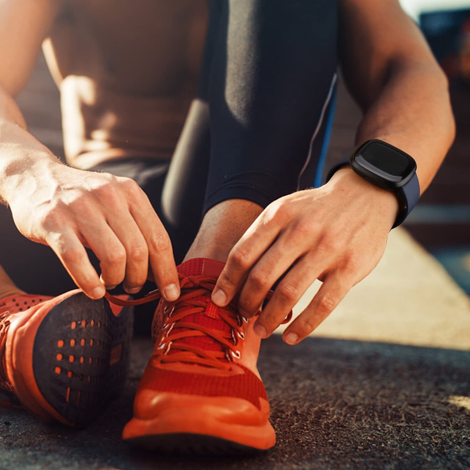 Pulseira de Smartwatch Compatível com Fitbit Versa 4 Sense 2 Versa 3 Sense Silicone macio Relógio inteligente Alça Elástico Respirável Pulseira Esportiva Substituição Pulseira de 2025 por $20.99 –P5