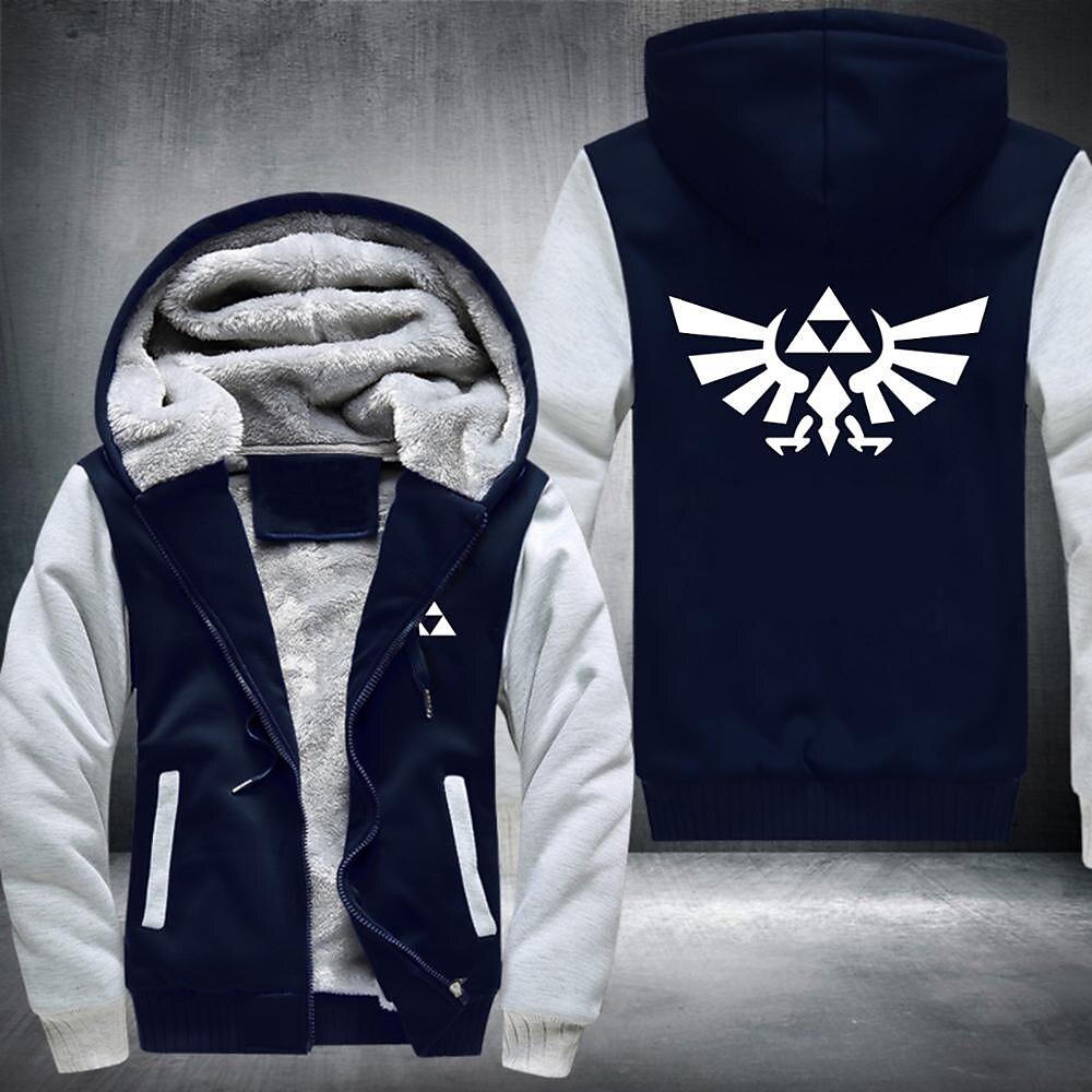 The Legend of Zelda pattern Hoodie Anime Outerwear Anime Graphic For Couple's Men's Women's Adults' Hot Stamping Casual Daily 2025 - $51.99 –P1