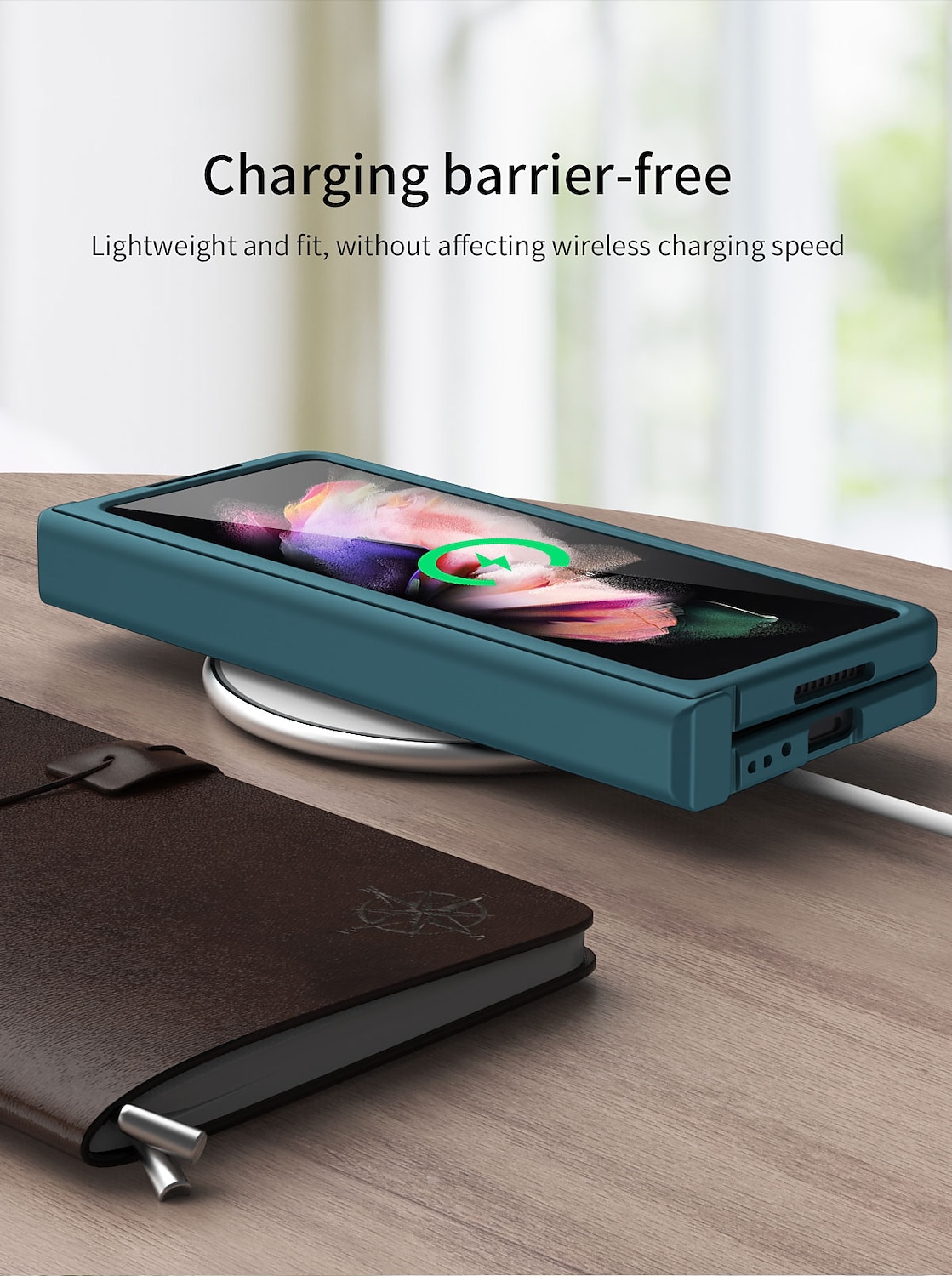 Чехол для телефона для Samsung Galaxy Z Fold 5 Z Fold 4 Z Fold 3 Z Fold 2 Flip защитная рамка Flip полный чехол защитный однотонный ПК 2025 - $32.99 –P7