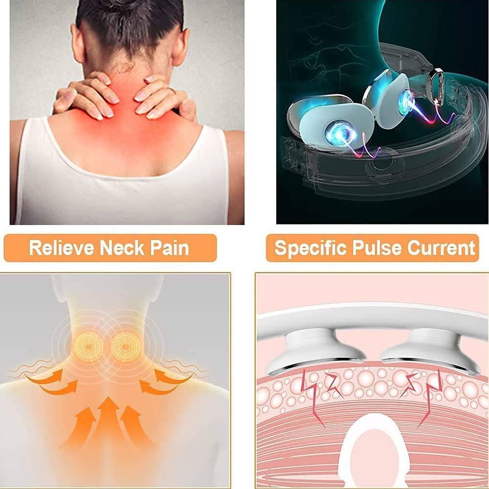 Neck Acupoints Lymphvity Massage Device Electric Pulse Neck Massage for Pain Relief Intelligent Neck Massage with Heat Lymphatic Drainage Machine with 12 Modes 2025 - $19.99 –P3