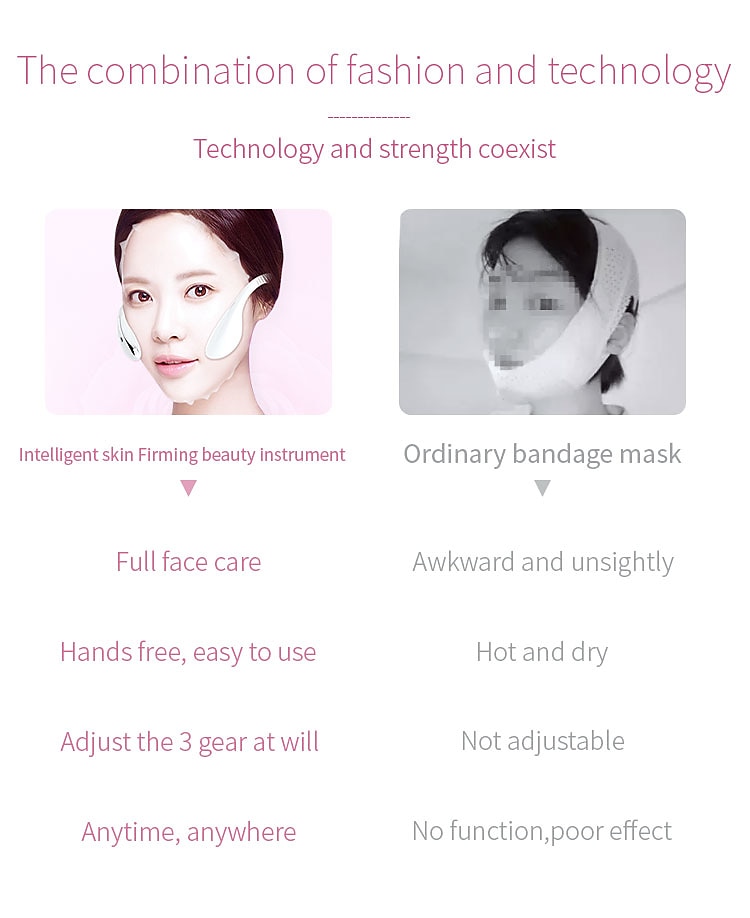 Electric V Face Lifting Double Chin Reducer Lifting Facial Slimming Shaping Microcurrent Led Light Devices Neck Massager Lift 2025 - $61.99 –P9