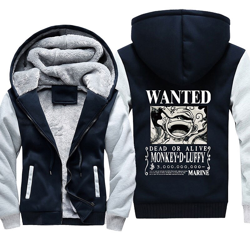 One Piece Cosplay Kapuzenshirt Anime Oberbekleidung Anime Grafik Für Paar Herren Damen Erwachsene Heißprägen Casual 2025 - $51.99 –P5