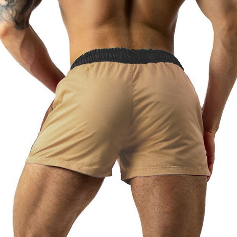 Homens Bermuda de Surf Shorts de Natação Calção Justo de Natação Shorts de verão Com Cordão Cintura elástica Imprimir Cor Sólida Conforto Respirável Curto Casual Diário Praia Moda Roupa de rua Rosa de 2025 por $6.39 –P8