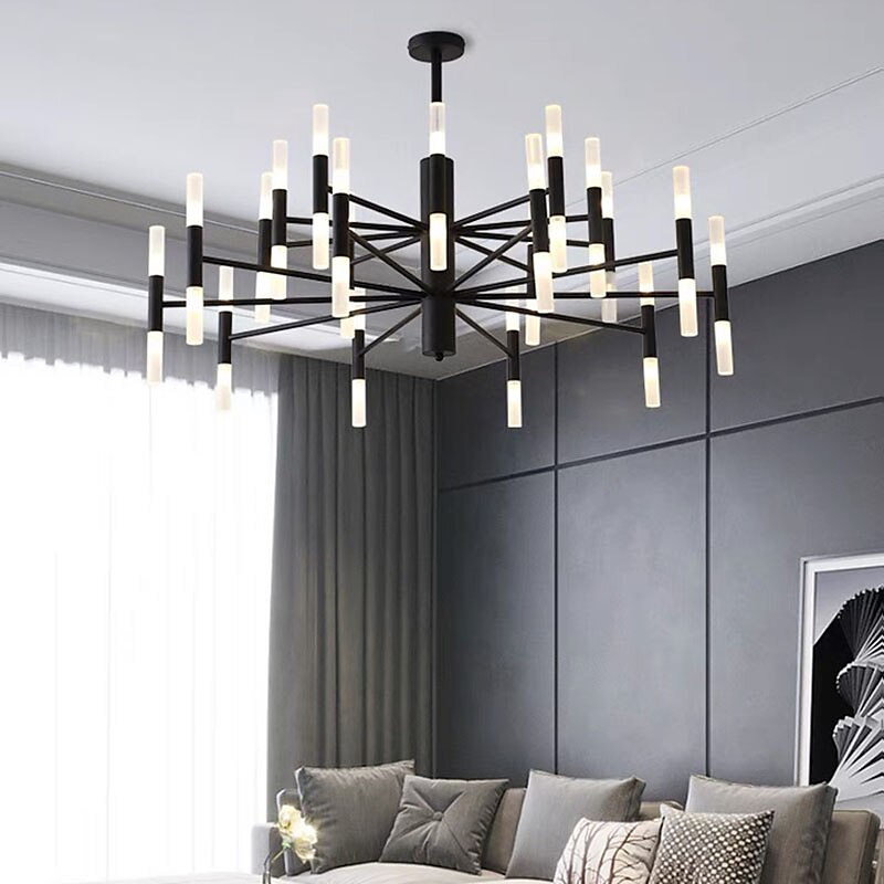 LED Pendant Lights Modern Lighting 30-Light Living Room,39" Chandelier Lighting Island Frosted Glass Lampshade G9 Lamp Socket led Lights Fixture Flush Mount 2025 - $601.89 –P3