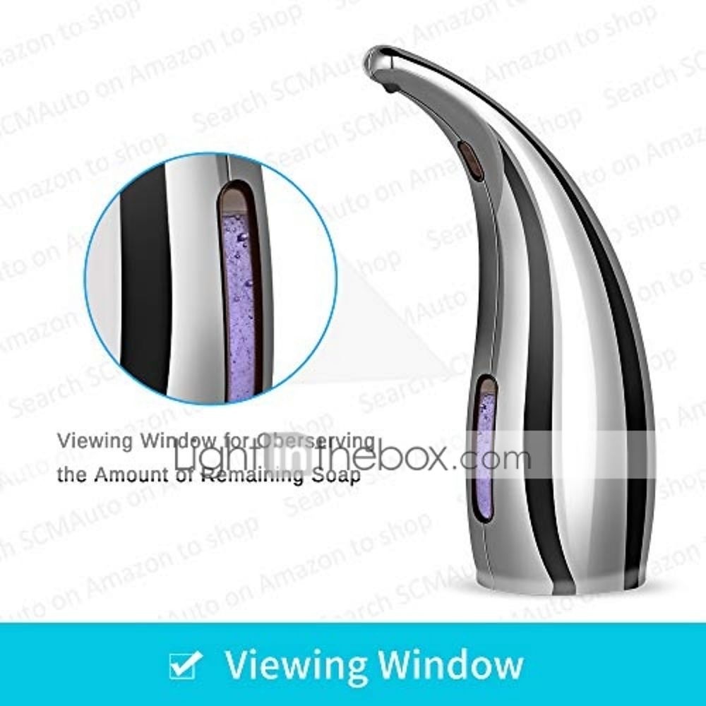 Soap Dispenser Touchless, No Touch Automatic Soap Dispenser for Kitchen, Bathroom, Shower (300ml, Silver) 2025 - $52.99 –P4