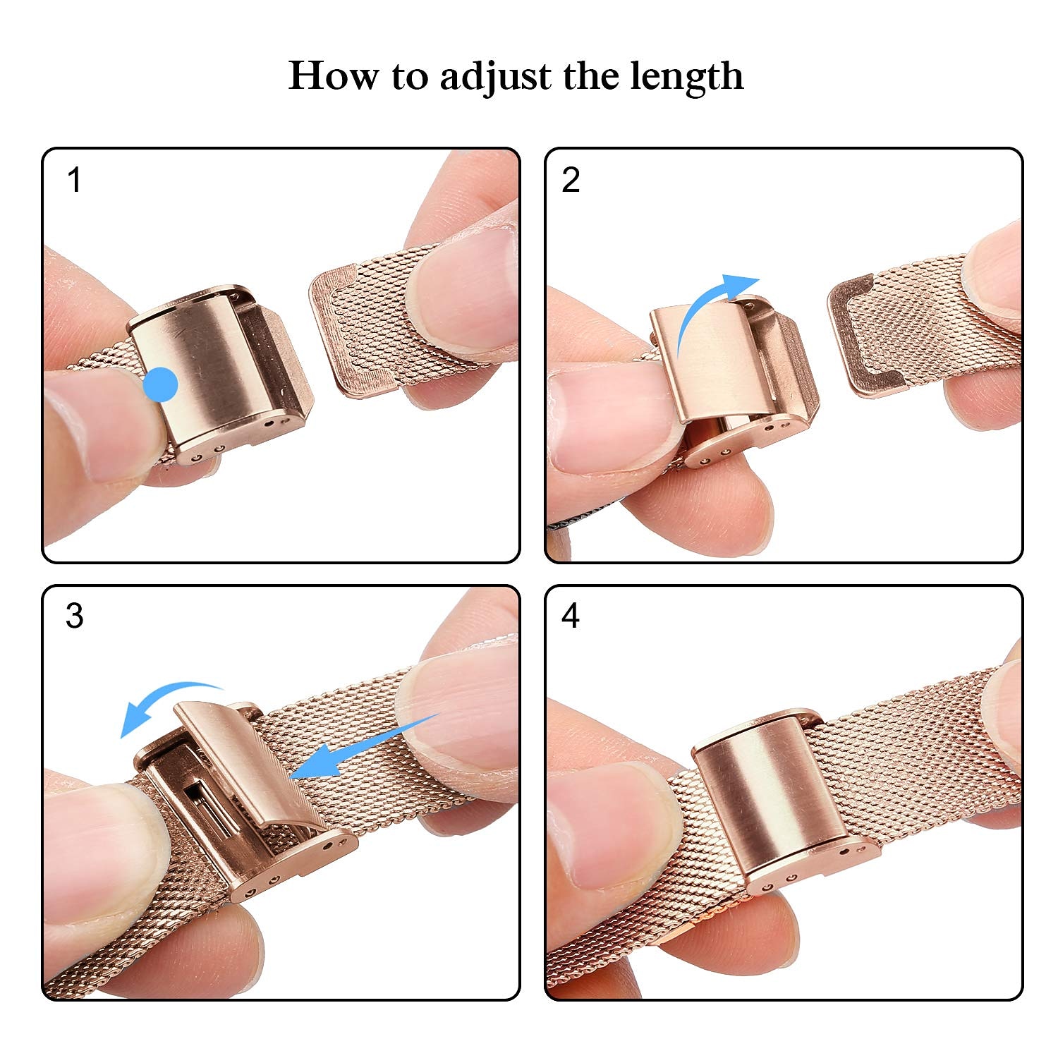 Watch Band for Apple Watch Series 8 7 6 5 4 3 2 1 SE Stainless Steel Replacement  Strap Milanese Loop Wristband 2026 - $16.99 –P6