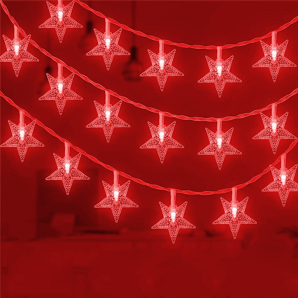 étoiles jeu de lumières lumières de noël décorations 10m usb 16 changement de couleur télécommande vacances lumières partie vacances gradation synchronisation usb alimentation nouvel an lumières de 2025 ? $25.99 –P12