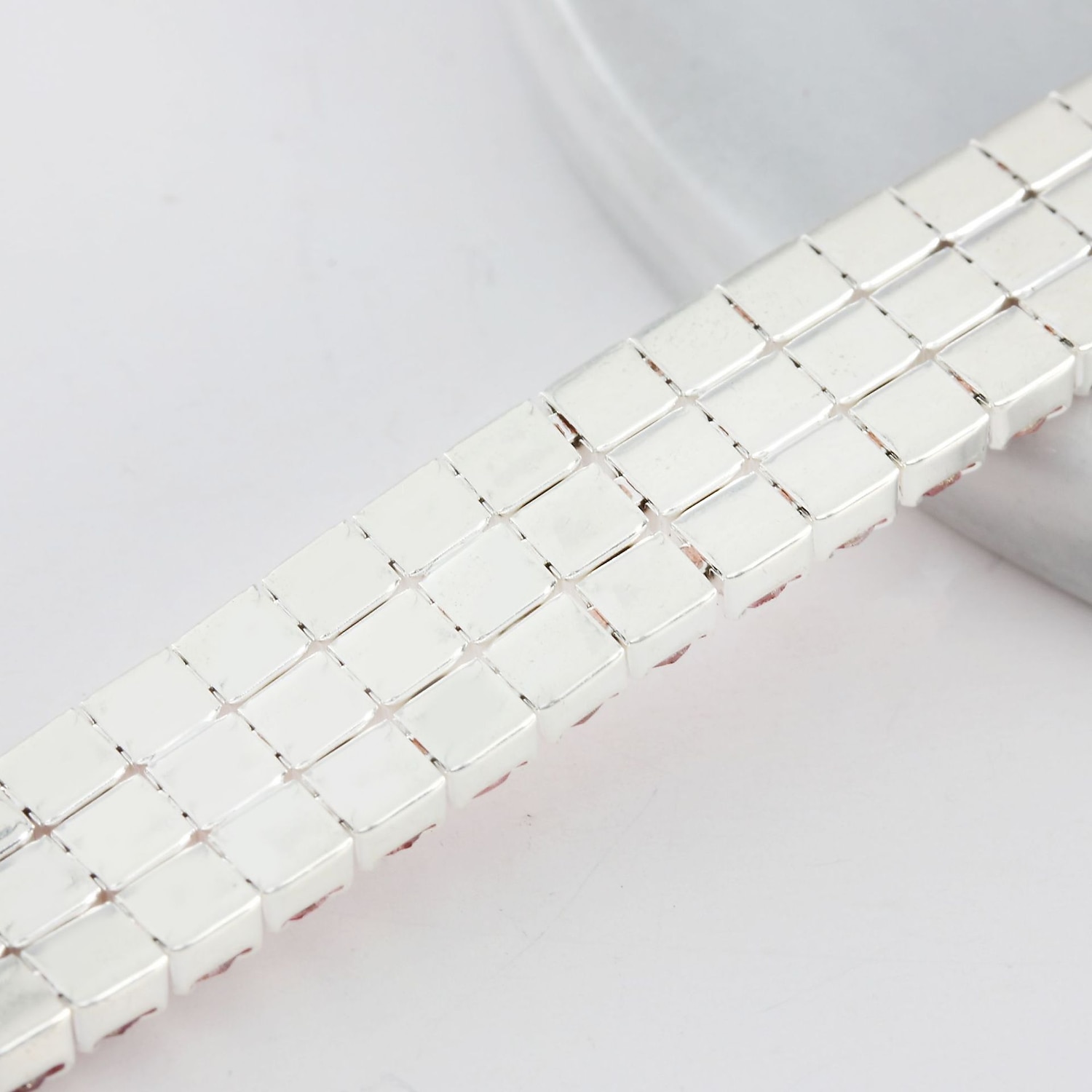 2 Pcs Dog Collars Chain for Small Medium Dogs Iced Out Crystal Stones Tennis Bling Collar Chain for Pet Puppy- Silver 2025 - $16.99 –P9