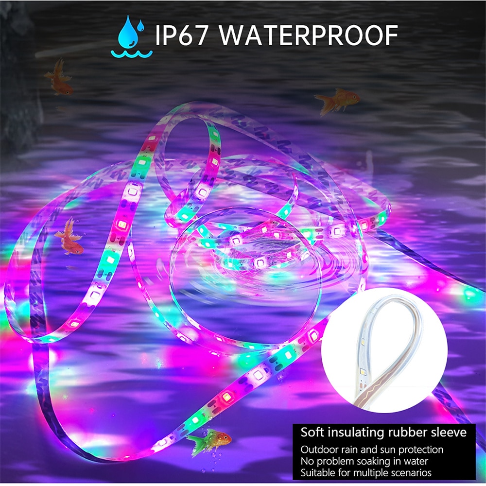5M 10M USB Charging  Remote Control Solar LED Lamp With Outdoor Lamp Led Lamp With Garden String Lamp Led Solar Street Garden Decoration Wreath Festival Party Atmosphere Lamp 1 set 2025 - $64.99 –P8