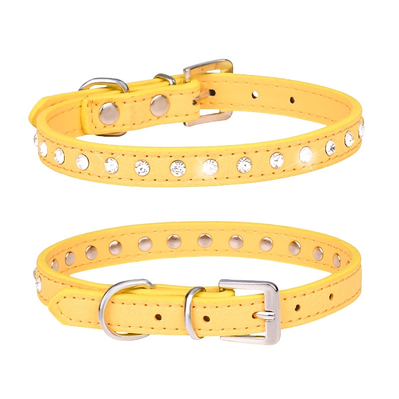 Chien Chat Colliers Ajustable Portable Durable Extérieur Marche Strass de 2025 ? $12.49 –P10