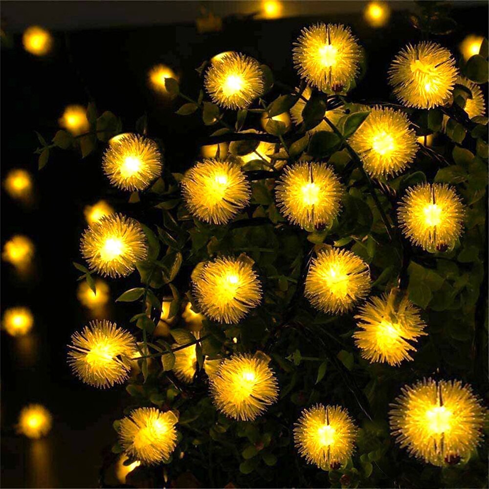 lucciola dente di leone luci della stringa di fata 10m-50m solare e plug-in doppio scopo esterno impermeabile fiori luci della stringa fiori luci della stringa creative luci natalizie festa all'aperto del 2025 a $24.99 –P12