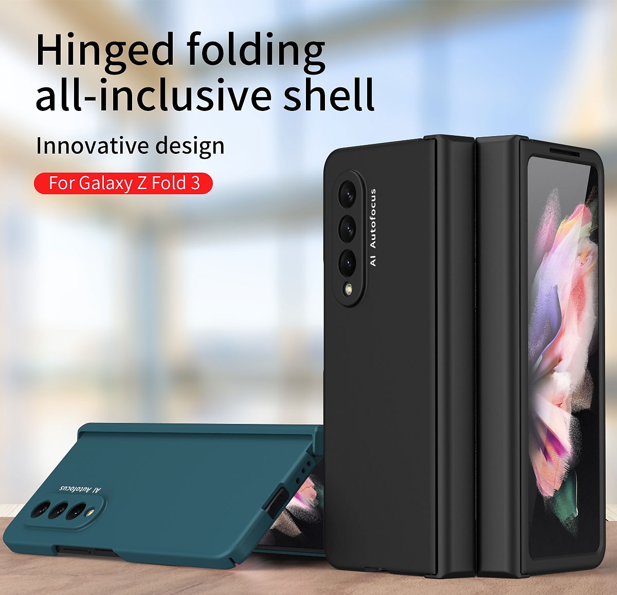Чехол для телефона для Samsung Galaxy Z Fold 5 Z Fold 4 Z Fold 3 Z Fold 2 Flip защитная рамка Flip полный чехол защитный однотонный ПК 2025 - $32.99 –P1