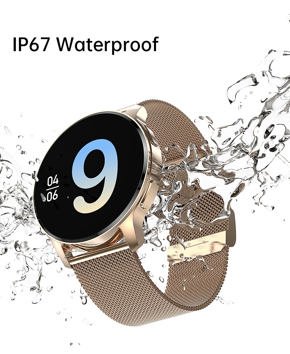696 i50 Smart Watch 1.32 inch Smartwatch Fitness Running Watch Bluetooth Pedometer Call Reminder Sleep Tracker Compatible with Android iOS Women Hands-Free Calls Message Reminder Custom Watch Face IP 2025 - $56.99 –P20