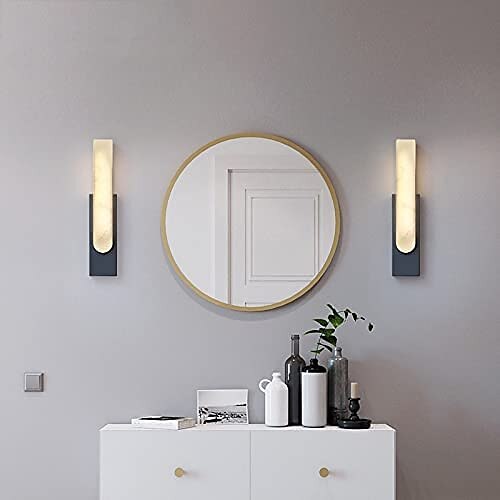 Marble Wall Lamp Bedroom Bedside Lamp Nordic Living Room Stair Aisle Lamp Minimalist Hotel Home Stay Lamp 2025 - $207.49 –P3