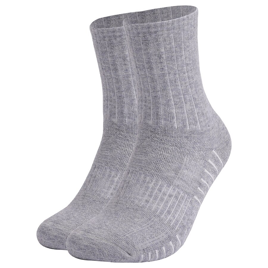 2026年 男性用 女性用 ハイキングソックス スキーソックス スポーツソックス 冬 アウトドア 防風 ウォーム 高通気性 速乾性 靴下 純色 メリノウール ブラック ライトグレー グレー のために 狩猟 スキー 釣り  コレクション – $14.49 –P4