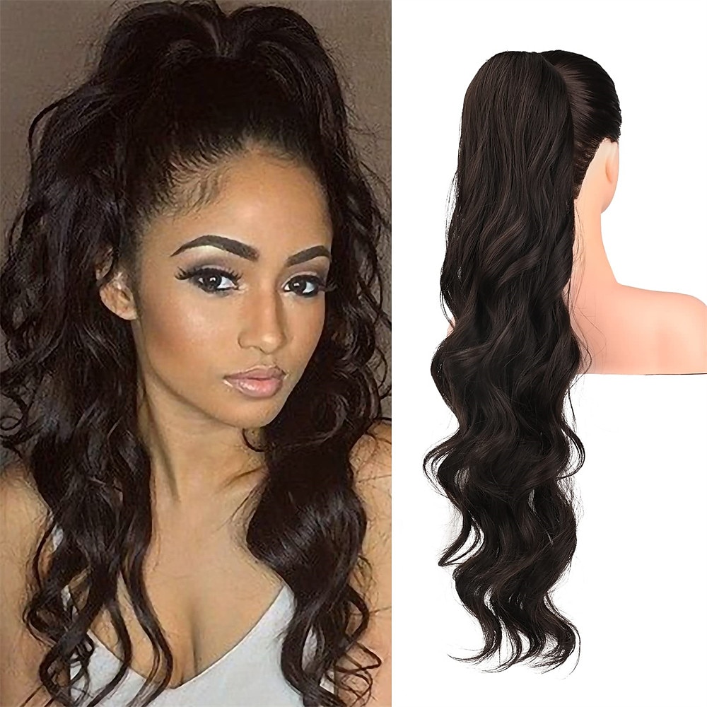 Queue-de-cheval Classique / Synthétique Cheveux Synthétiques Pièce de cheveux Extension des cheveux Bouclé Longue Soirée / Usage quotidien / Soirée & Evénement de 2025 ? $17.49 –P12