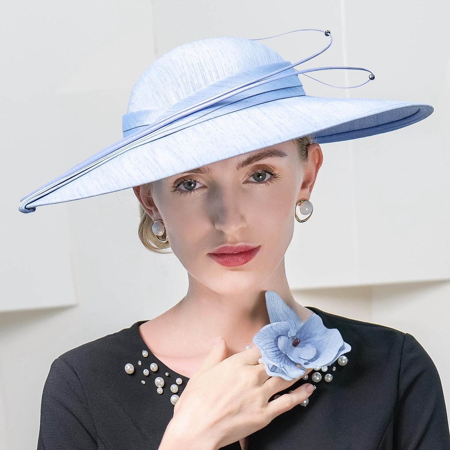 Modedesign Elegant Hatter med Fjær 1PC Bryllup  Fest  Kveld Hodepryd å imponere Hatter Race Day Kjole 2025 - $90.99 –P3