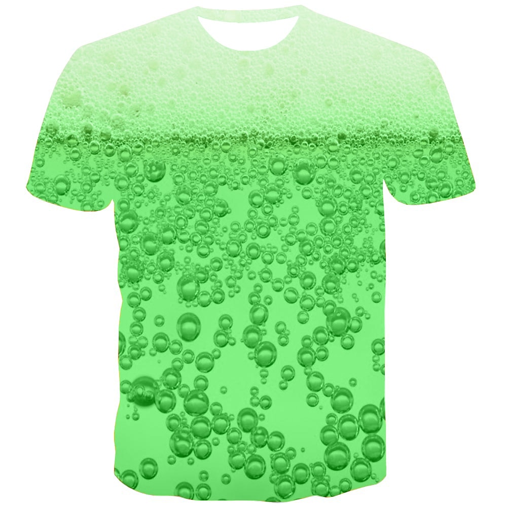 Homme Graphic Bulle Bière Chemise T shirt Manche Courte T-shirt 3D effet Col Rond Chemise Vêtement de rue Exagéré du quotidien Sortie Fête d'Octobre Vert Claire Rouge Bleu Vêtement Tenue Normal S M L de 2025 ? $17.99 –P9