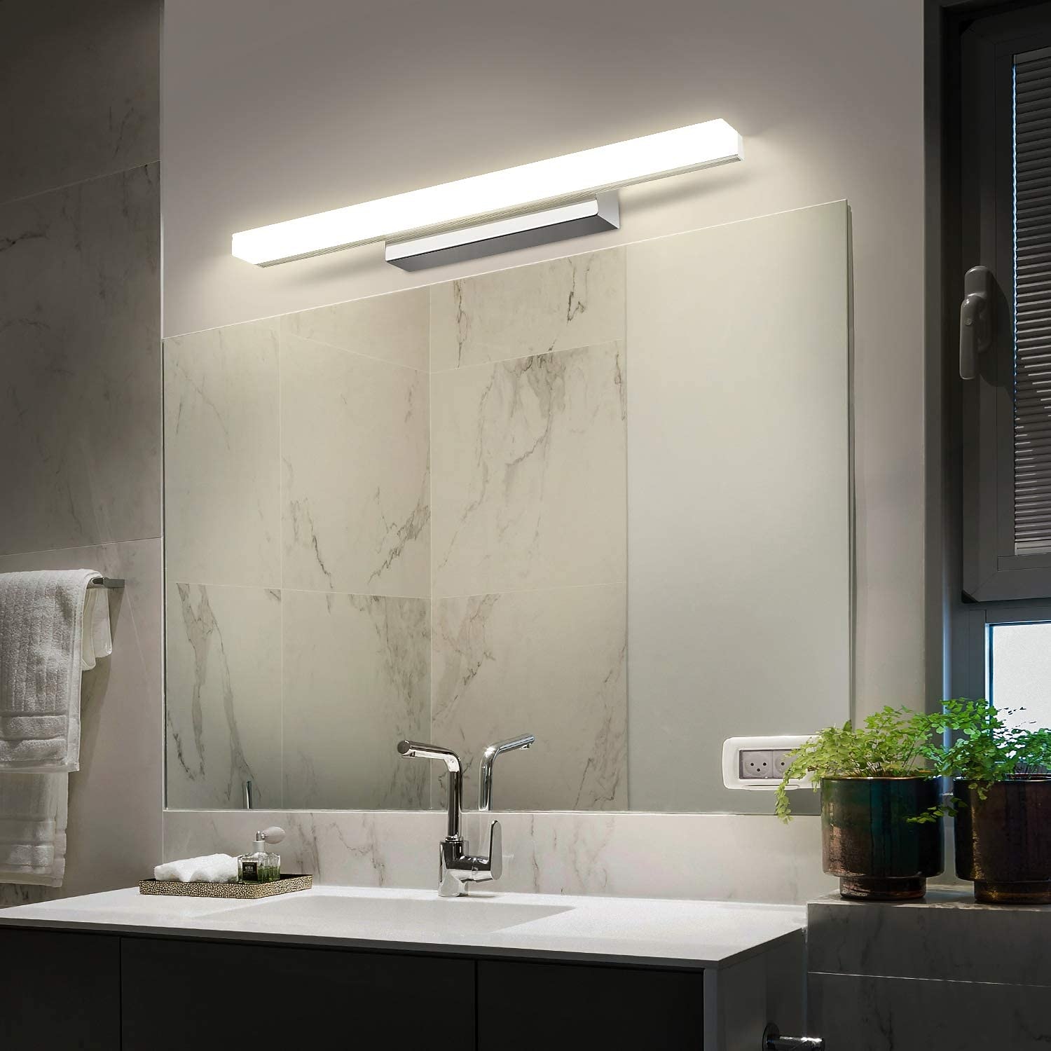 servantlys led speil frontlampe vanntett ip20 led baderomslys over speil veggbelysningsarmaturer for bad soverom stue skap 110-240v 2025 - $82.99 –P13