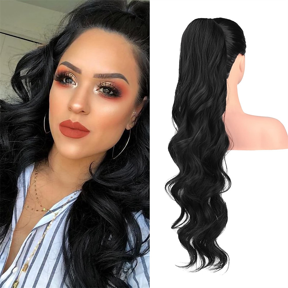 Queue-de-cheval Classique / Synthétique Cheveux Synthétiques Pièce de cheveux Extension des cheveux Bouclé Longue Soirée / Usage quotidien / Soirée & Evénement de 2025 ? $17.49 –P15