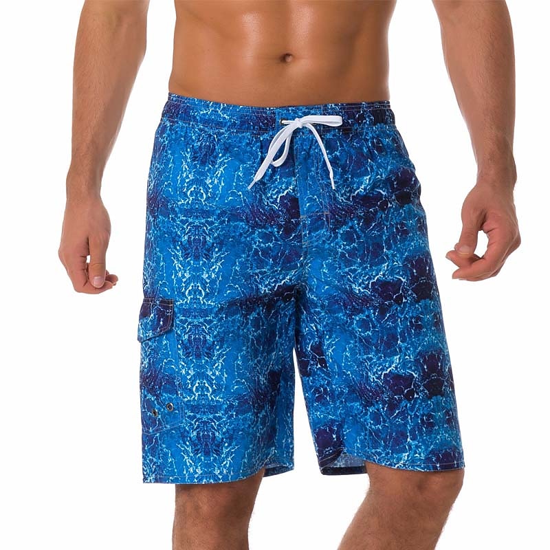 Homens Bermuda de Surf Shorts de Natação Calção Justo de Natação Shorts de verão Bermudas Com Cordão com forro de malha Cintura elástica Impressão 3D oceano Respirável Secagem Rápida Comprimento do de 2025 por $23.99 –P7