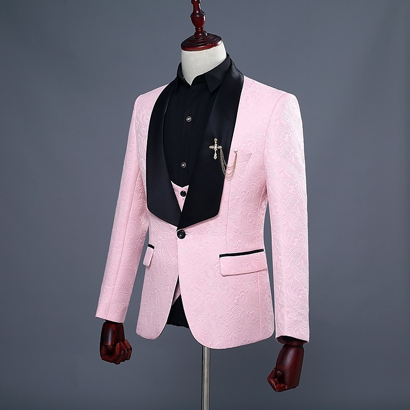 1920-luku Slim Fit Kolmiosainen puku Hartiahuivikäänne Suuri Gatsby Herrasmies Gangsteri Jakardi Miesten Joulu Karnevaali Naamiaiset Häät Juhla Tanssiaiset Aikuisten Takki Liivi Housut 2025 - $122.99 –P9