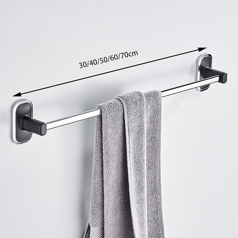 Portasalviette in acciaio inox autoadesivo con ventosa da bagno appendiabiti da bagno appendiabiti da parete in plastica aspirazione singola barra porta asciugamani senza fori del 2025 a $23.99 –P9