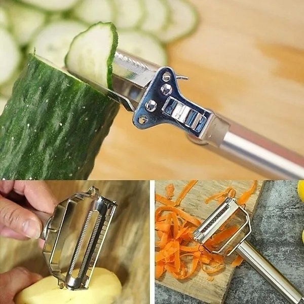 Stainless Steel Potato Julienne Peeler Carrot Grater Fruit