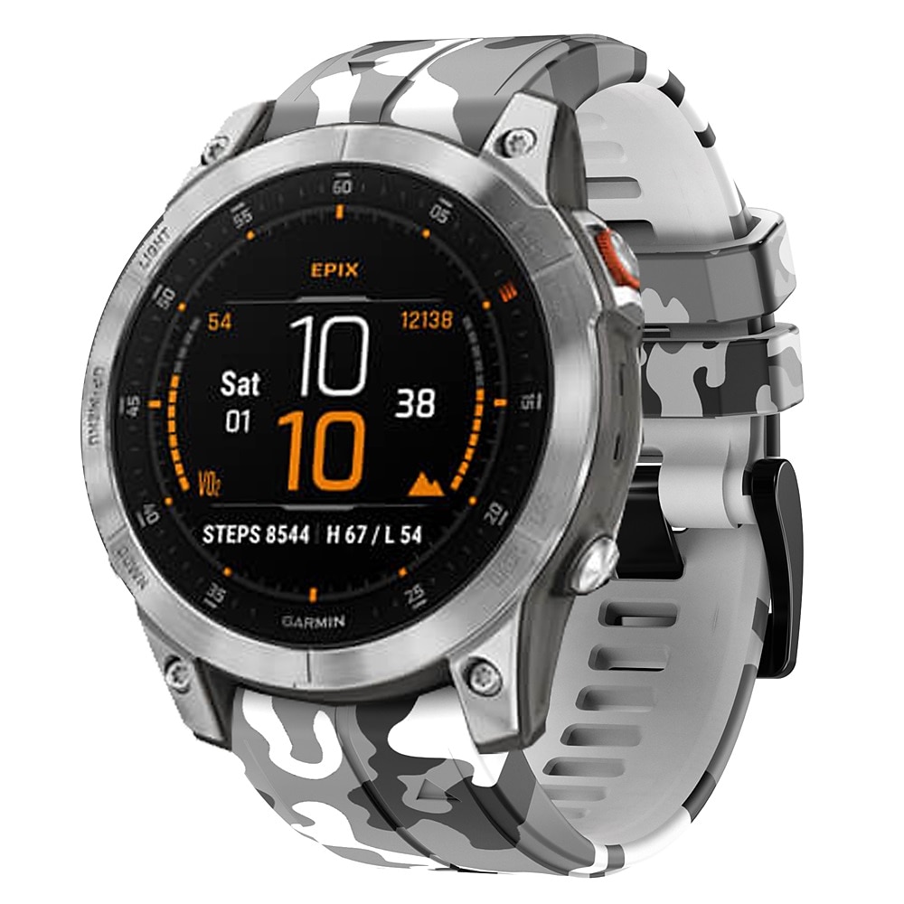 Watch Band for Garmin Marq Descent G1 Fenix 7/6/5 Plus Pro Sapphire Solar Forerunner 955/945/935/745 Solar Fenix 7X / 6X / 5X / 3/3HR Plus Pro Sapphire Solar Silicone Replacement  Strap 22mm 26mm 2025 - $22.99 –P10
