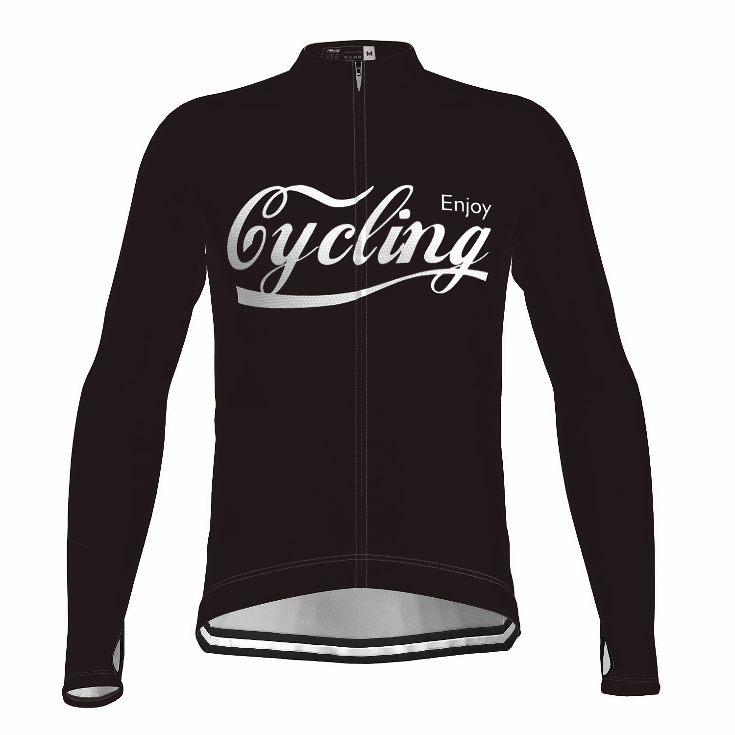 Муж. Велокофты Буквы и цифры Длинный рукав Велоспорт Джерси Верхняя часть с 3 задними карманами Горные велосипеды Шоссейные велосипеды 2025 - $34.99 –P8