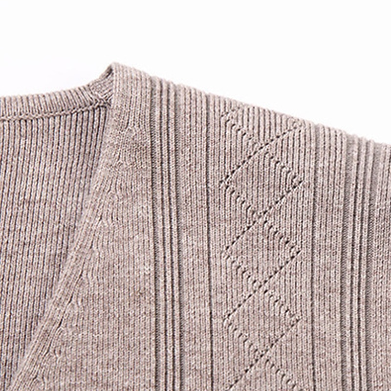 Herren Pullunder Kleid Pullover Wollpullover Gerippt Stricken Strick Streifen V Ausschnitt Moderne zeitgenössische Koreanisch Freizeitskleidung Ausgehen Bekleidung Ärmellos Frühling & Herbst Schwarz 2025 - $35.99 –P15