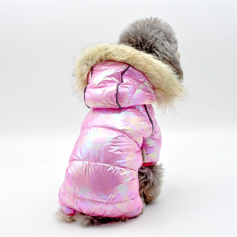 Chien Chat Manteau Veste Anorak en Duvet Mignon Occasionnel Hiver Chaud Respirant Doux Lavable Confortable Extérieur Décontracté Quotidien Vêtements pour Chiens for Bichon Frisé Spitz Nain Béb de 2026 ? $30.99 –P5