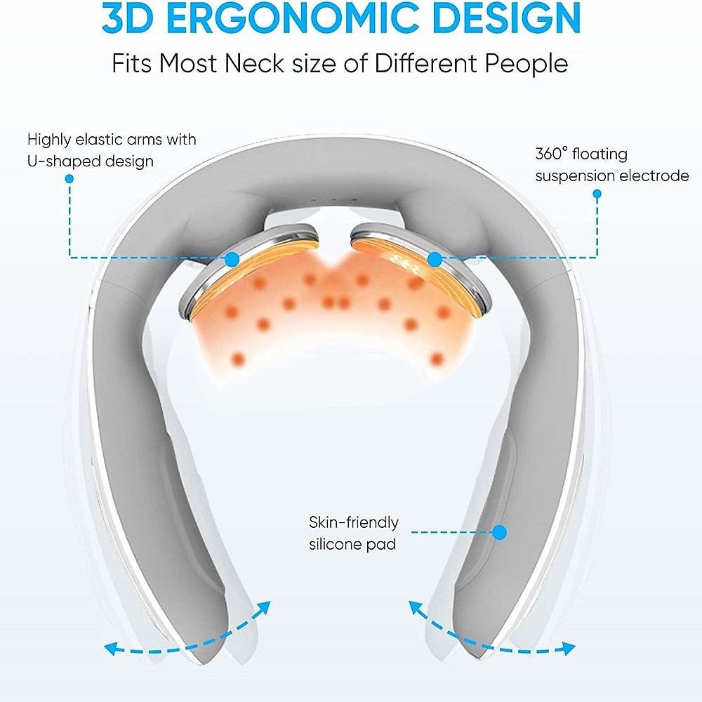 2026年 ems 首のツボ リンパマッサージ装置 痛みを軽減するためのインテリジェントな首のマッサージャー  コレクション – $28.99 –P6