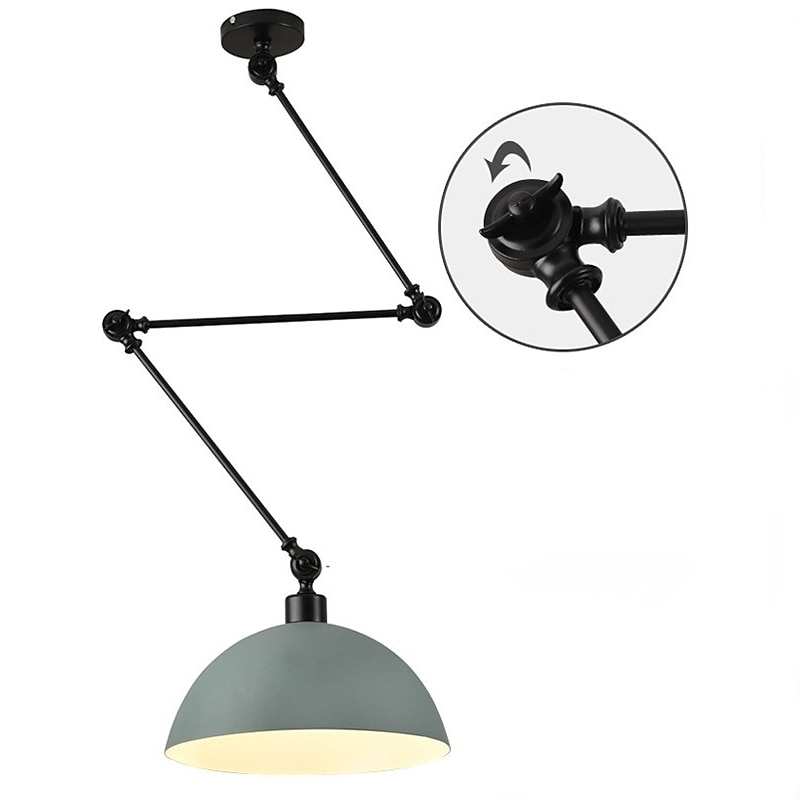 LED-Pendelleuchte, Macaron-Pole, Kipphebel-Kronleuchter, 30 cm, 3000 K, E27, 1-flammig, moderner Langarm-Strahler, Pendelleuchte, Bar, Loft, Restaurant (inklusive Leuchtmittel) 2025 - $114.99 –P4