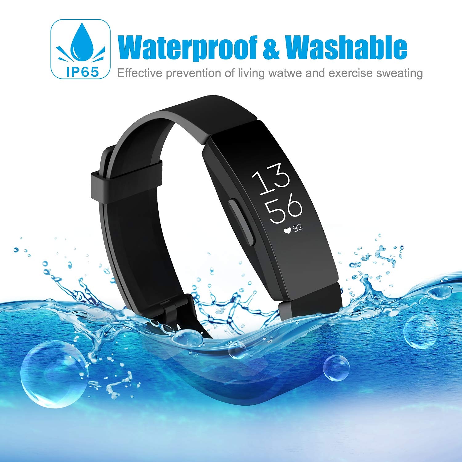 Sport Bands Compatible with Fitbit Inspire HR/Inspire/Ace 2 Fitness Tracker Accessories Strap for Women Men 2025 - $10.99 –P5