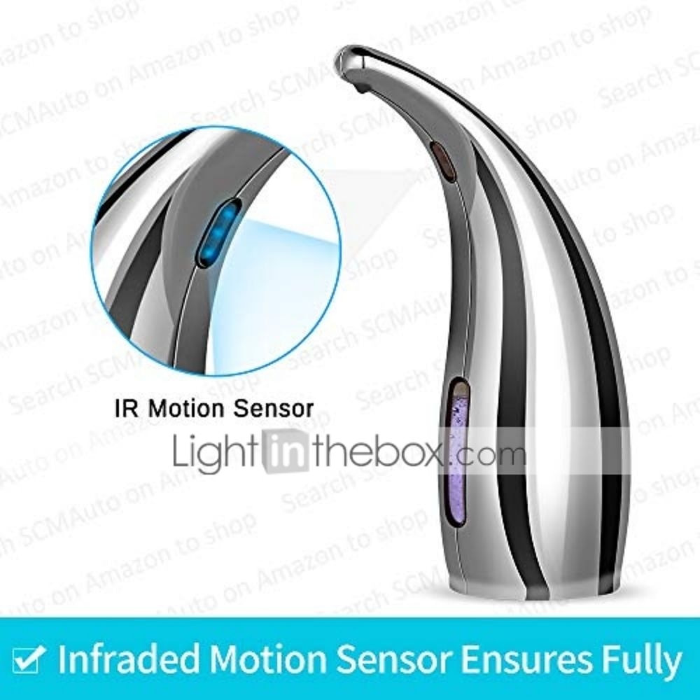 Soap Dispenser Touchless, No Touch Automatic Soap Dispenser for Kitchen, Bathroom, Shower (300ml, Silver) 2025 - $52.99 –P3