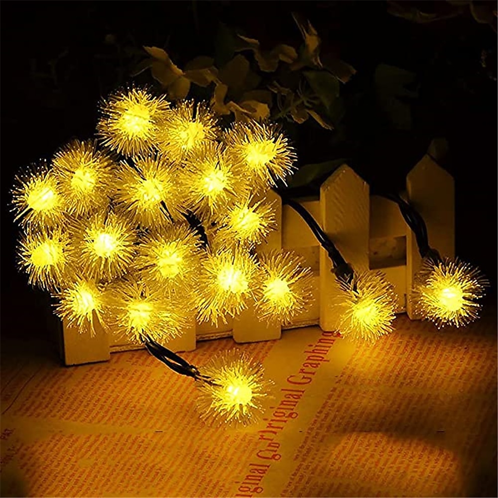 lucciola dente di leone luci della stringa di fata 10m-50m solare e plug-in doppio scopo esterno impermeabile fiori luci della stringa fiori luci della stringa creative luci natalizie festa all'aperto del 2025 a $24.99 –P9