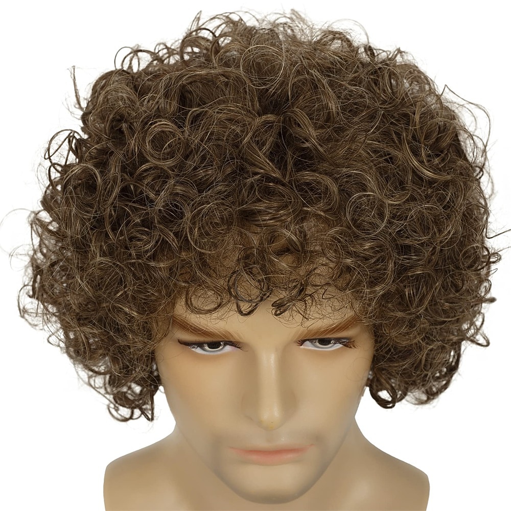 Kurze schwarze Perücke für Herren, kurz geschichtet, natürliches Cosplay-Kostüm, synthetische, hitzebeständige Ersatzperücke 2026 - $21.99 –P5