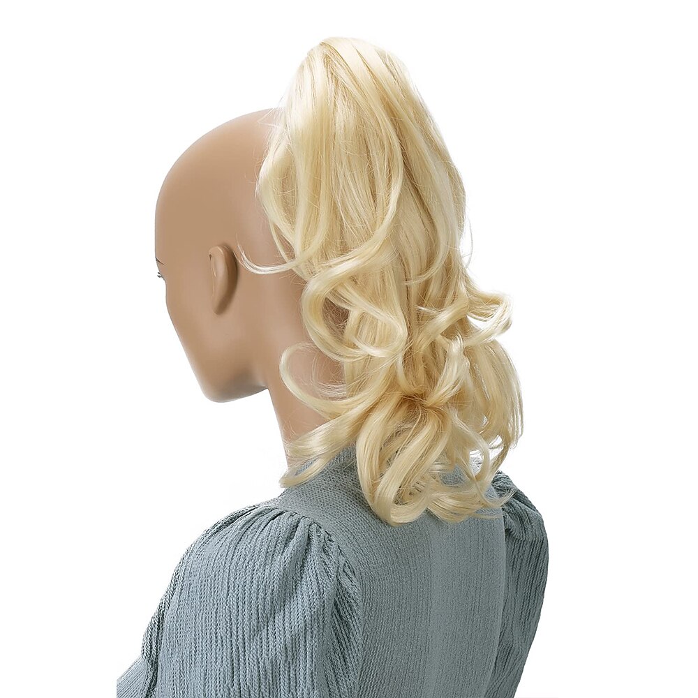 hairpiece extensions ponytail ογκώδη κυματιστό ξανθό μείγμα h136 2025 - $22.99 –P6