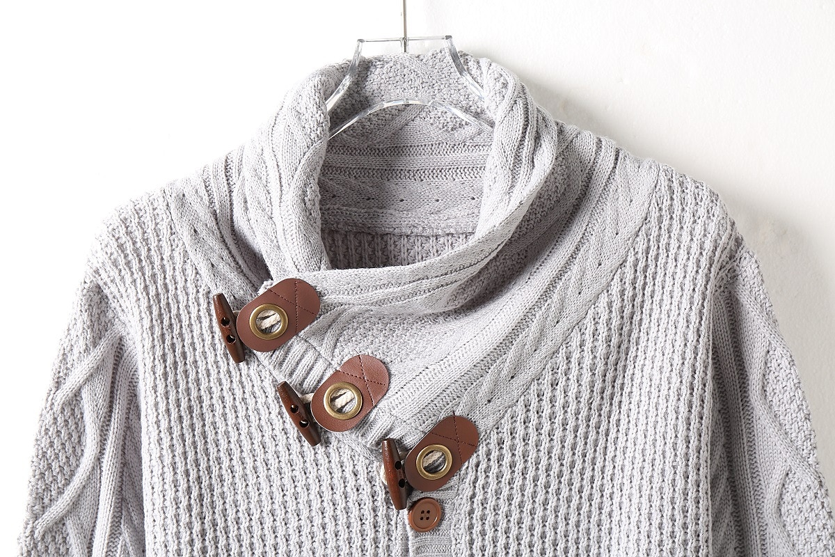 Voor heren Trui Coltrui Kabel Haakwerk breien Normaal Klassiek Effen / effen kleur Opstaande boord Basic Kleding Raglan mouwen Winter Kameel Zwart S M L 2025 - $46.99 –P4