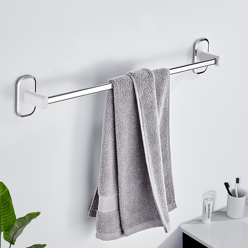 Portasalviette in acciaio inox autoadesivo con ventosa da bagno appendiabiti da bagno appendiabiti da parete in plastica aspirazione singola barra porta asciugamani senza fori del 2025 a $23.99 –P4