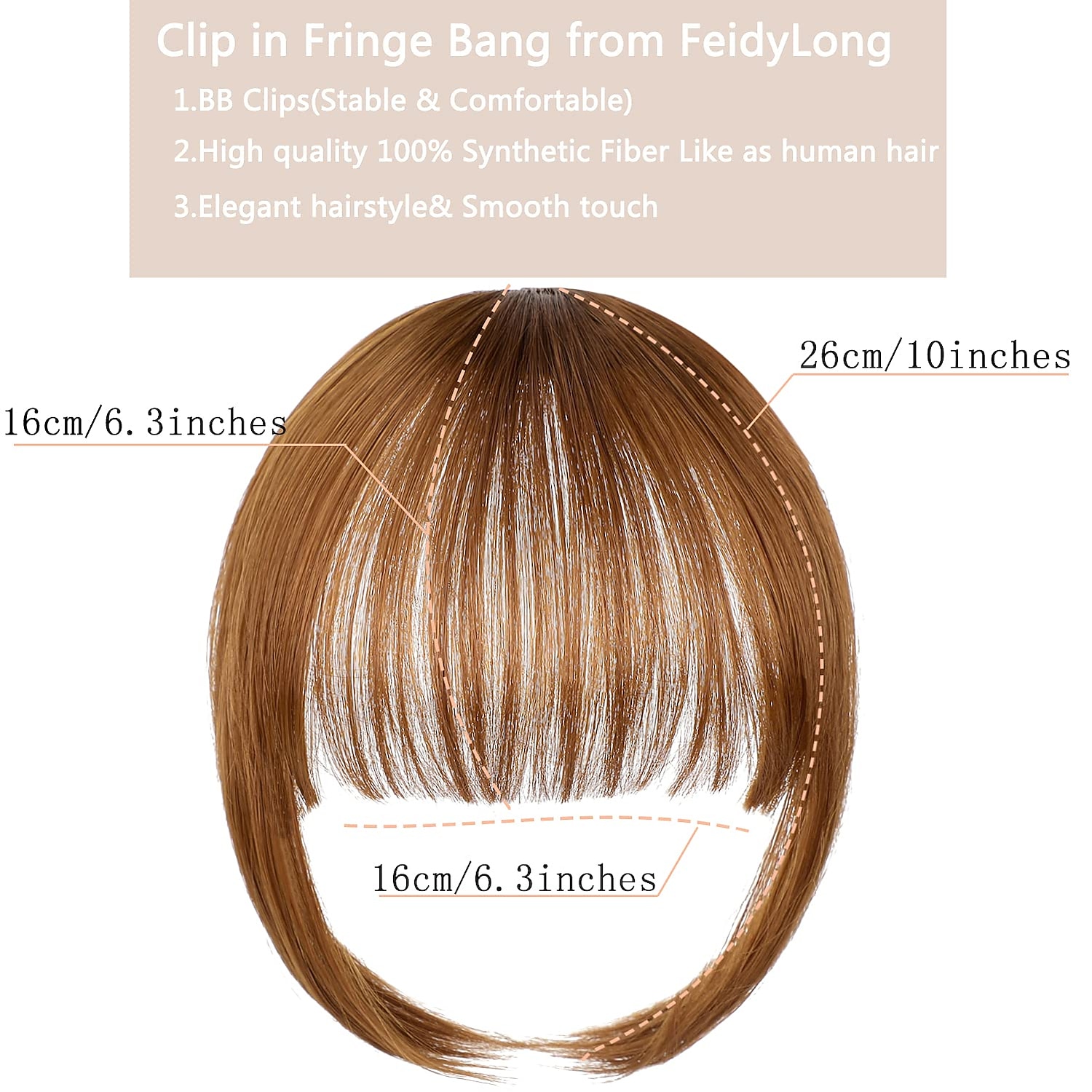 заколка для волос с челкой, нарощенная натуральная челка, заколка спереди, аккуратная плоская челка, цельная длинная прямая шиньон для женщин 2026 - $9.49 –P2