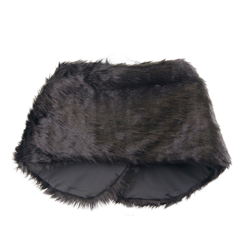 sjaals met korte mouwen imitatiebont herfstbruiloft damesomslagdoek met knoop 2025 - $17.99 –P5