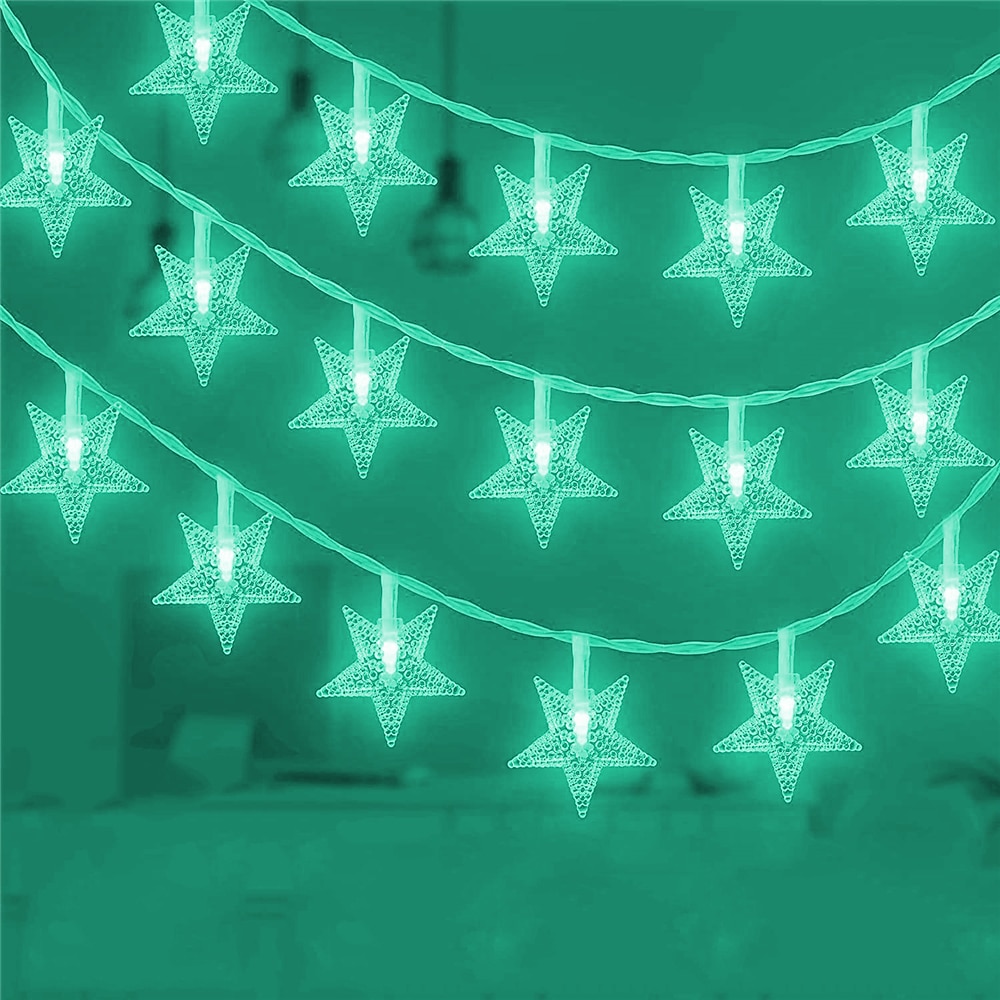 étoiles jeu de lumières lumières de noël décorations 10m usb 16 changement de couleur télécommande vacances lumières partie vacances gradation synchronisation usb alimentation nouvel an lumières de 2025 ? $25.99 –P14