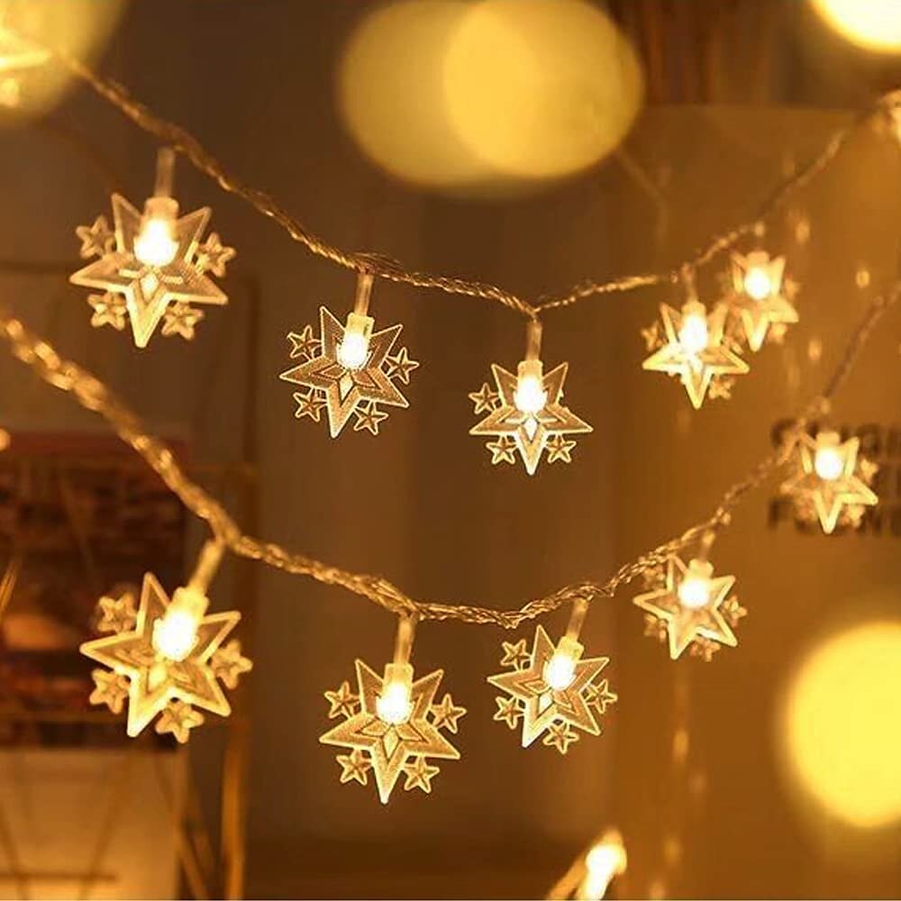 Star Fairy String Lights Christmas Holiday Lights 10M 80LEDs with 13key Remote Control Creative Party Holiday Optional Remote Controller Battery Box or Remote Controller USB 1set 2025 - $18.99 –P13