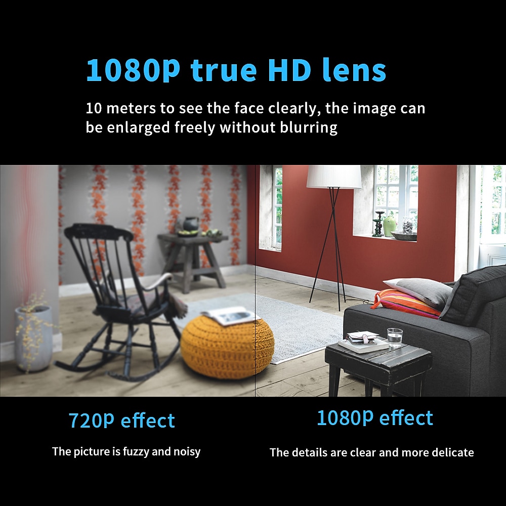 X5 Mini Camera IP WiFi 1080P HD Night Vision Remote Monitoring 160° Wide Angle USB Micro Smart Home Small Camcorder No Battery 2025 - $44.99 –P5