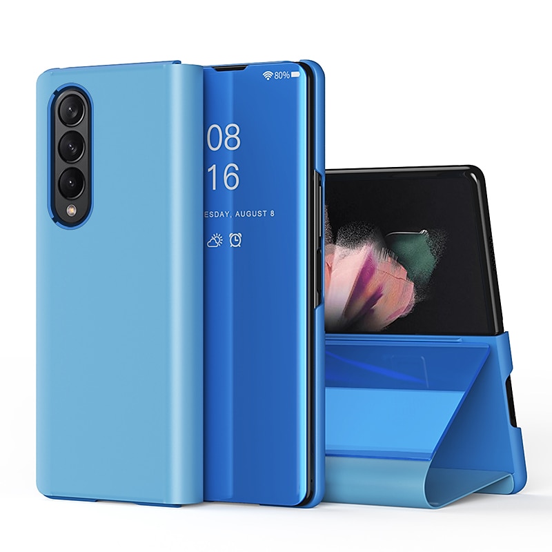 Handy Hülle Handyhüllen Für Samsung Galaxy Z-Falte 6 Z Fold 5 Z Fold 4 Z Fold 3 Klappetui Shutzrahmen Magnetisch Ganzkörperschutz Einfarbig PC Metall 2025 - $27.99 –P2