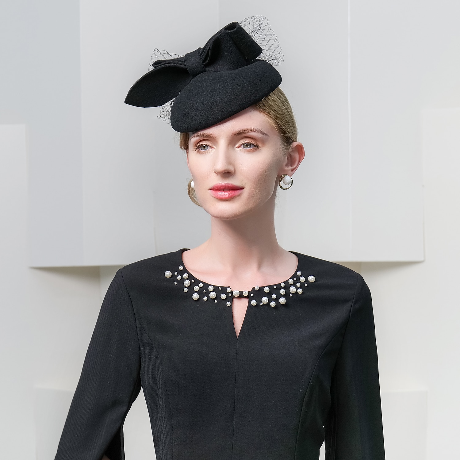 cappelli 100% lana berretto cappello a secchiello moda casual con copricapo in tulle del 2025 a $42.99 –P14